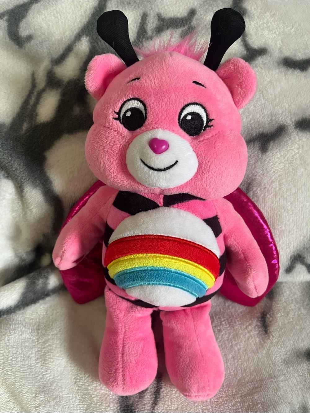 Care Bears (2021) “Cheer Bear/Lady Bug” 10” Plush Toy/Spring Edition